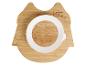 Plateau en bambou et bol blanc Livarno Home.