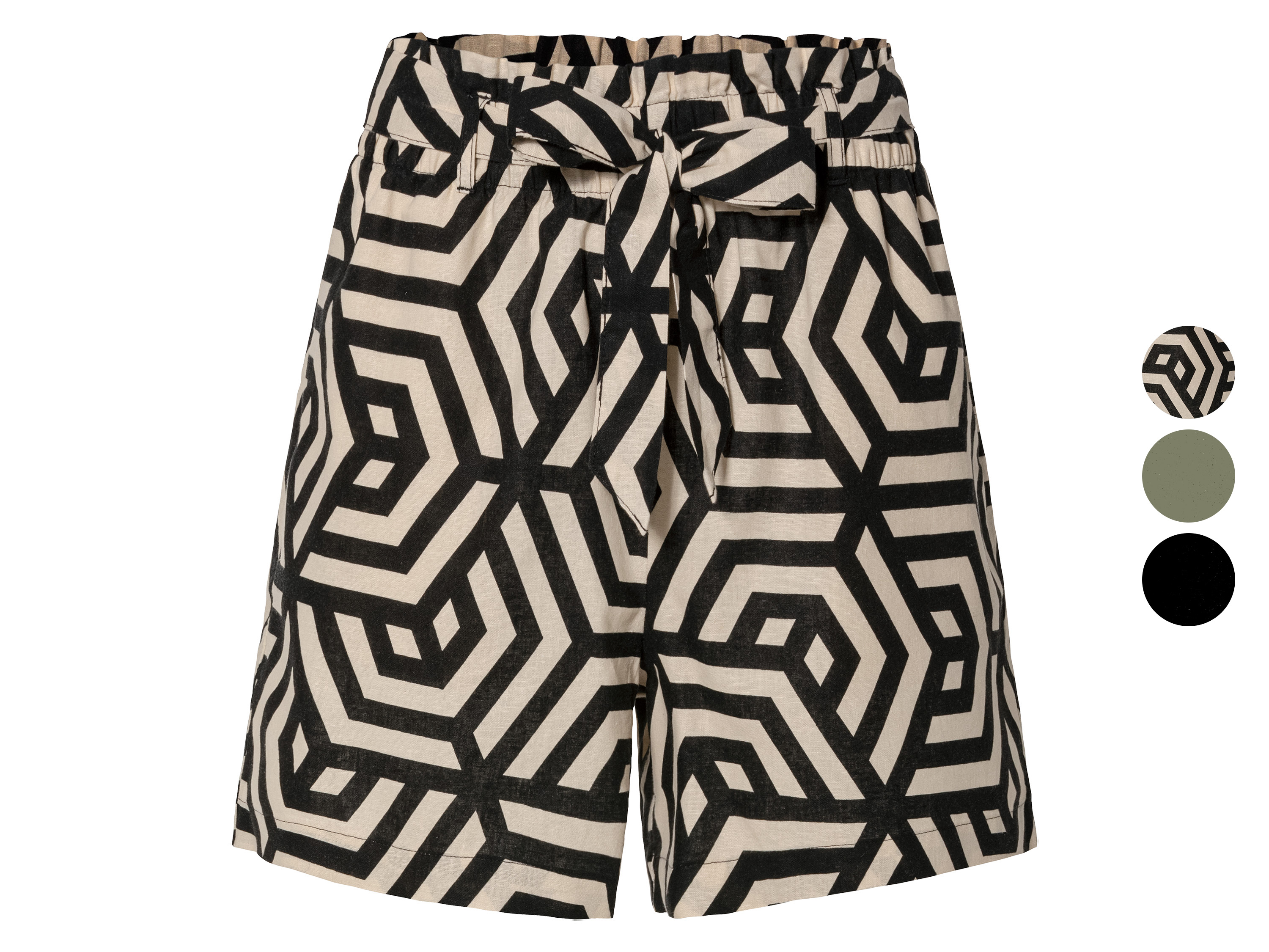 esmara® Short en lin paperbag femme