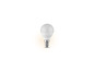 Une ampoule LED blanche avec un culot E14.
