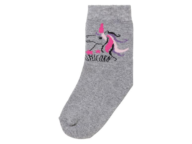 lupilu® Lot de 5 paires de chaussettes thermiques petite fille 4