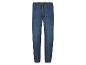 Pantalon de jogging en jean bleu foncé.