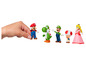 Figurines de Mario, Luigi, Yoshi et Peach.