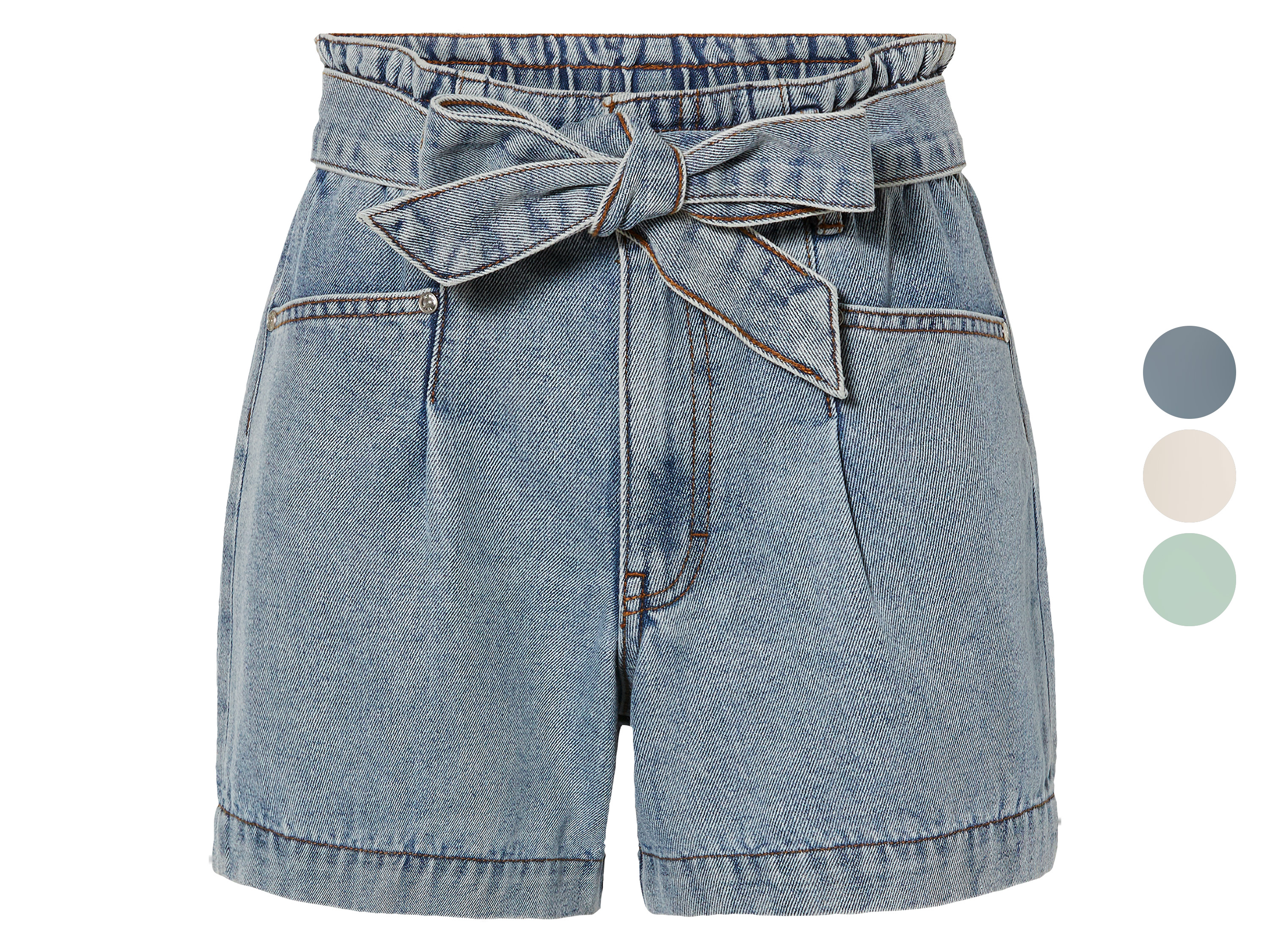 esmara® Short en jean paperbag femme