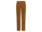 Un pantalon en velours côtelé marron