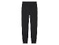 Pantalon de survêtement noir avec taille élastique.