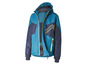Une veste bleue à capuche de la marque Crivit.