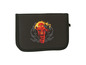 Une trousse noire avec un imprimé Lego Ninjago.