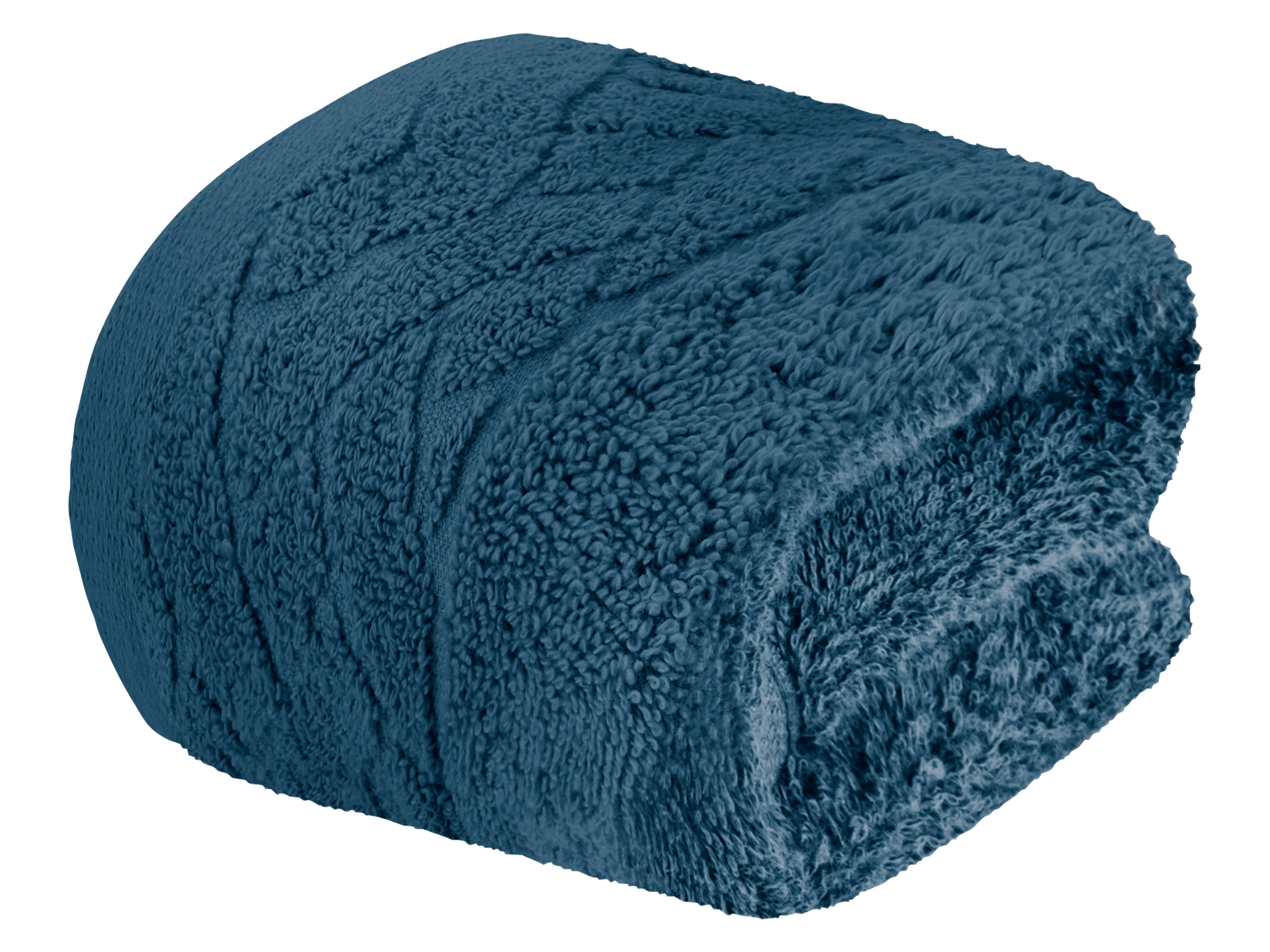 LIVARNO home Serviette de douche en éponge, 50 x 100 cm (bleu pétrole)