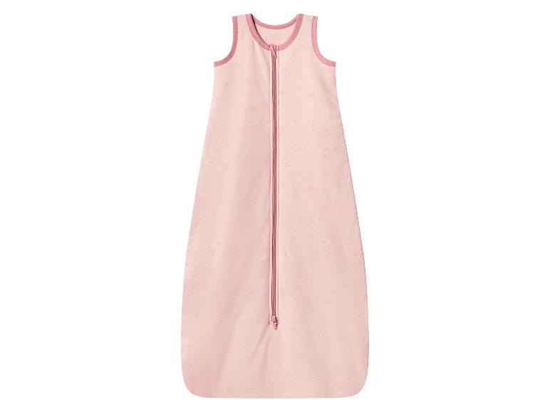 Gigoteuse bébé rose à étoiles avec fermeture éclair