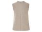 Gilet beige en tricot sans manches