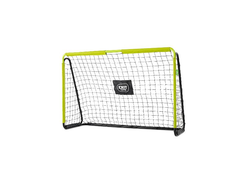 Un but de football portable vert lime et noir de la marque EXIT Toys.