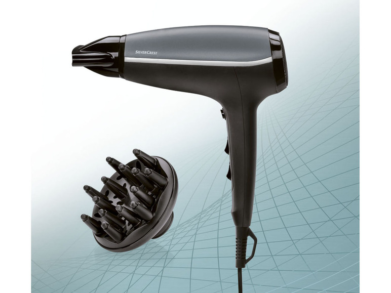 Aller en mode plein écran : SILVERCREST® Sèche-cheveux à technologie ionique DC SHDB 2200 B1, 2 200 W - Image 10