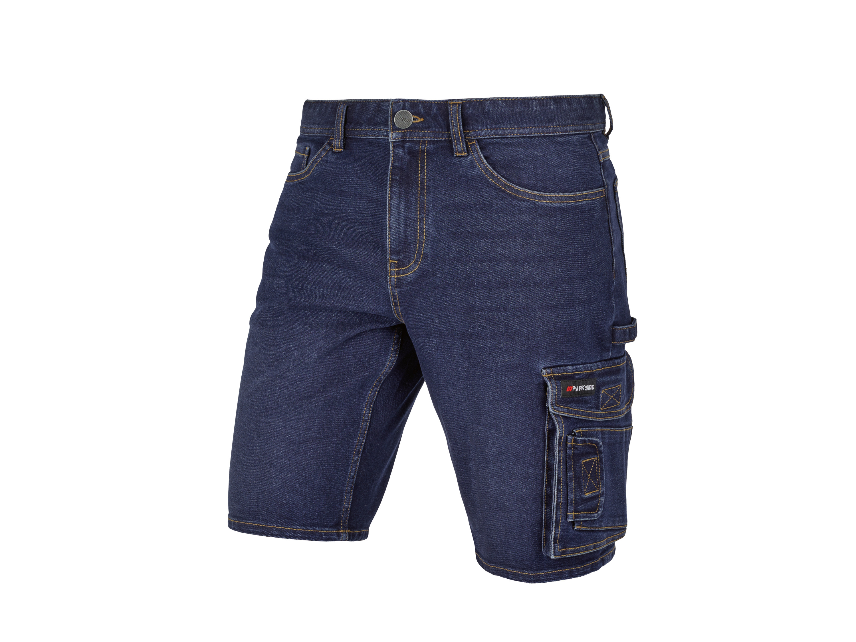 PARKSIDE® Short de travail en jean (bleu foncé, 40)