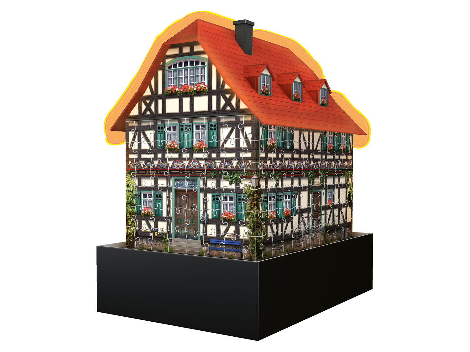 RAVENSBURGER Puzzle 3D LED la maison de la Forêt - vue 2