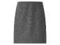Jupe crayon grise en mélange de laine