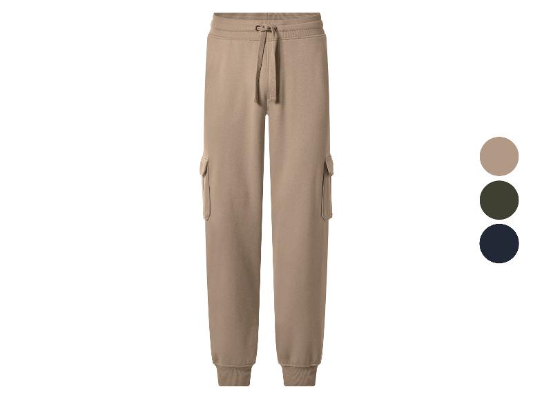 Pantalon de jogging cargo pour homme en beige, vert foncé et bleu marine