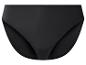 Maillot de bain noir, bas de bikini taille haute.