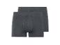 Deux boxers gris foncé.