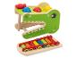 Jouet en bois marteau et xylophone en forme de crocodile