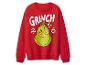 Sweat-shirt rouge avec imprimé Grinch et décorations de Noël