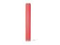 Lampe sur pied rouge en forme de colonne.