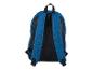 Sac à dos bleu à motifs abstraits.