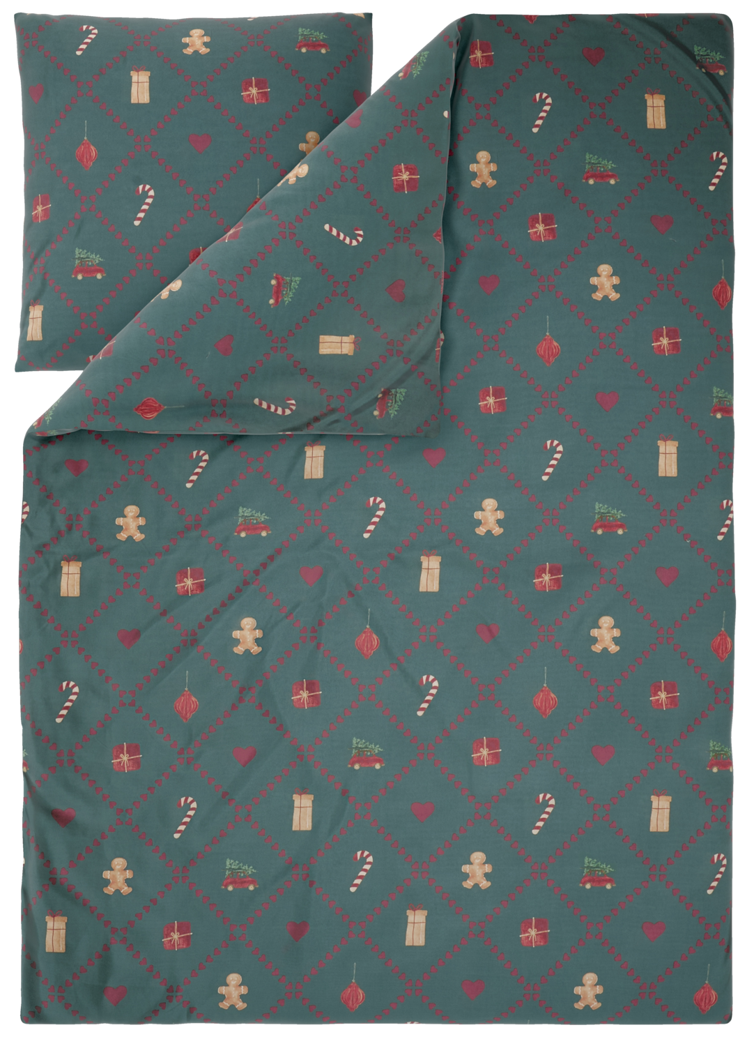 LIVARNO® Linge de lit en satin microfibre, 140 x 200 cm (Vert)