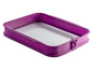 Un moule à pâtisserie Coox violet.