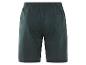 Shorts en tissu vert foncé, vue arrière.