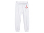 Pantalon blanc avec un imprimé d'ancre.