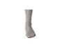 Chaussette unie beige clair sur fond blanc