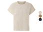 T-shirt beige à manches courtes, disponible en plusieurs couleurs.