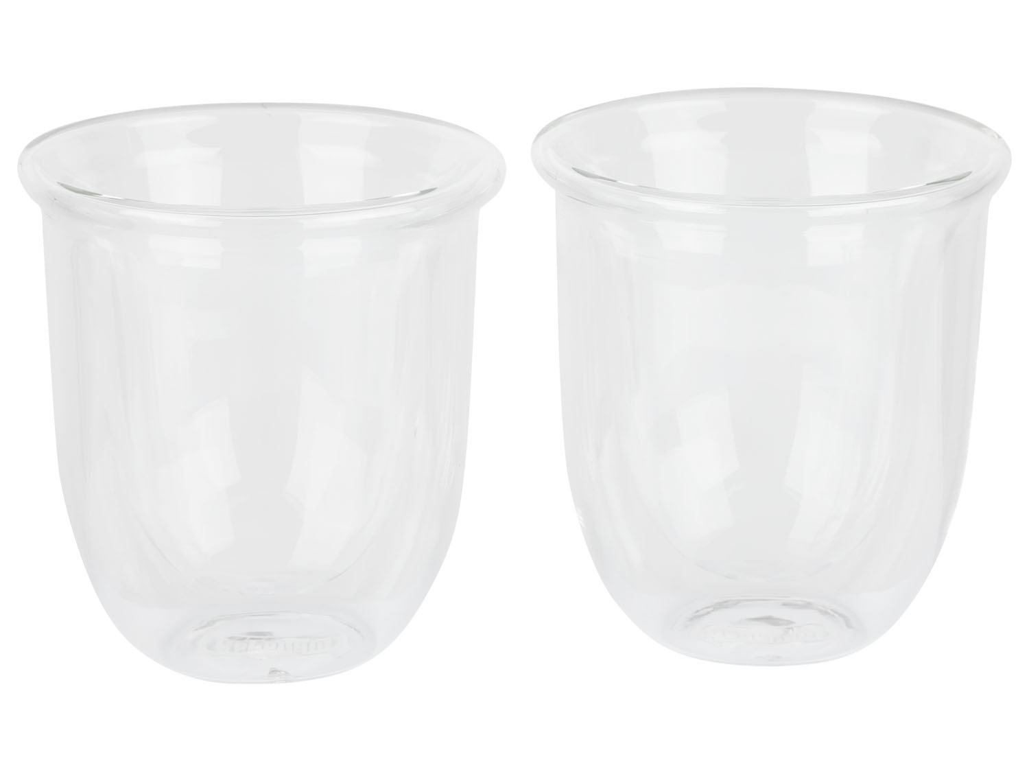 Delonghi Lot de 2 verres à cappuccino