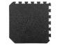 Tapis de puzzle noir avec une surface texturée