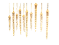 Glaçons lumineux LED blanc chaud