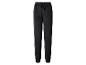 Pantalon de jogging noir pour femme avec cordon de serrage à la taille.