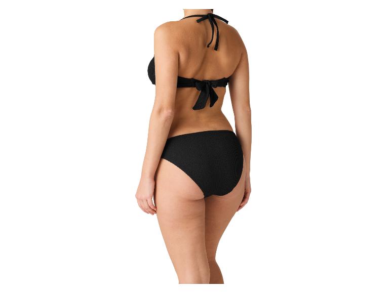 Maillot de bain bikini noir pour femme, vue arrière.