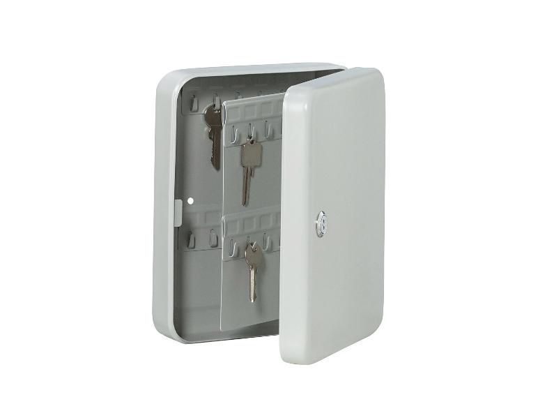 Armoire à clés BURG WÄCHTER FAVOR KC 48, entrouverte, avec clés.