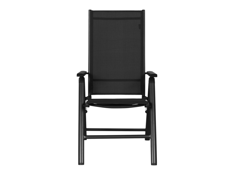 Aller en mode plein écran : LIVARNO home Lot de 2 fauteuils en aluminium Houston, noir - Image 6