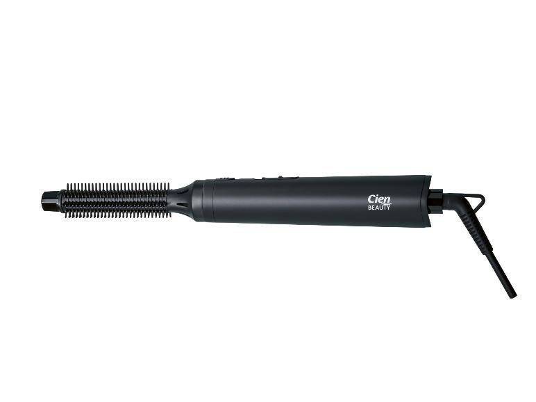 Brosse soufflante noire Cien Beauty avec brosse et cordon.
