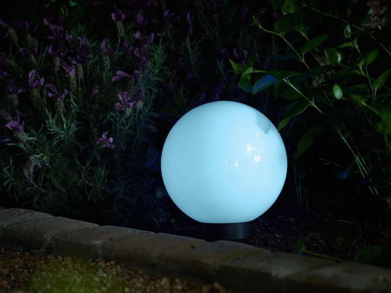Aller en mode plein écran : LIVARNO home Balise solaire globe à LED, Ø 20 cm, 0,02 W - Image 10