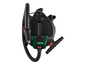 Un aspirateur Parkside avec un tuyau, une brosse et une buse.