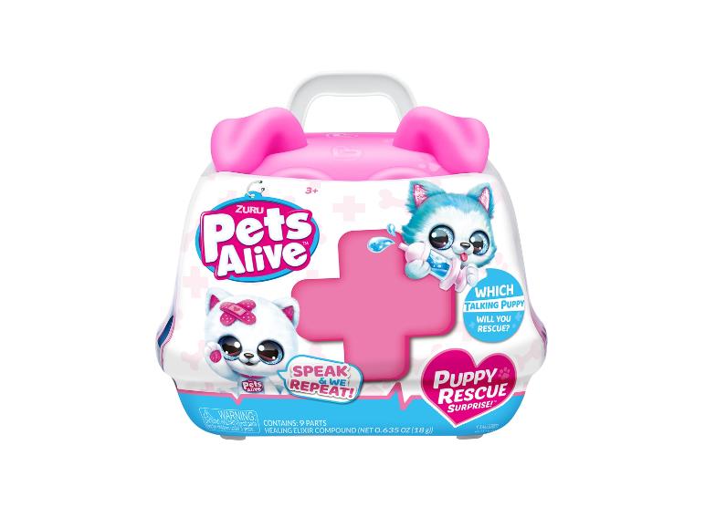 Emballage du jouet Zuru Pets Alive Puppy Rescue Surprise