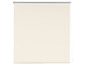 Un store enrouleur beige avec un cordon blanc.