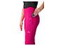 Collants de sport rose foncé avec poches, idéal pour la course à pied.