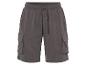 Shorts cargo gris foncé en molleton.