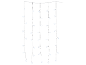 Guirlande lumineuse LED en forme de flocons de neige pour décoration festive.