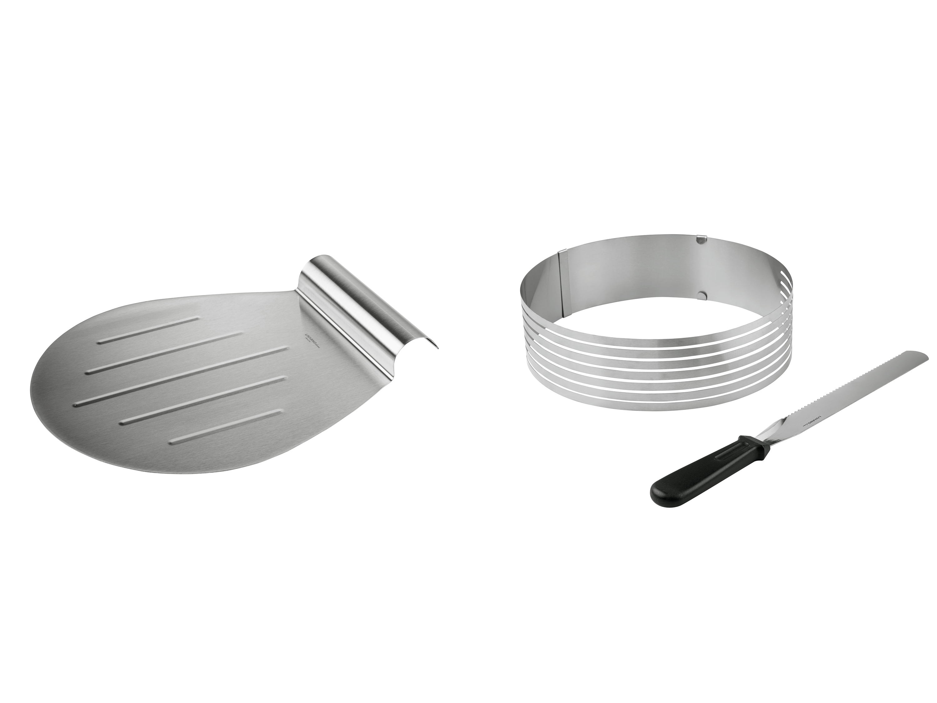LIVARNO home Coupe-pâte/lève-gâteau en acier inoxydable, compatible lave-vaisselle