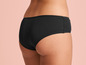 Culotte en coton noir pour femme.