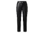 Pantalon noir en simili cuir.